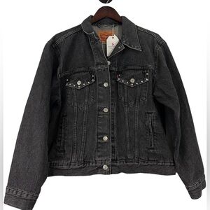 Levi's Women's Ex-Boyfriend Trucker Jackets Weekend Bling